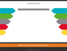 Tablet Screenshot of myproxysite.net